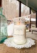 Amazing grace mason jar