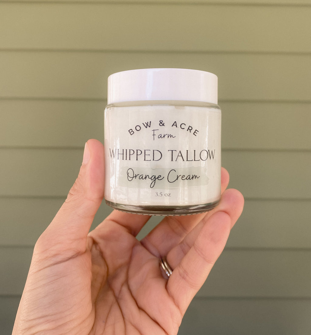Orange cream whipped tallow